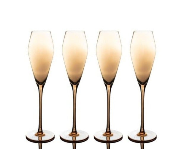 The Sunset Amber Flute by SO Home Collective 