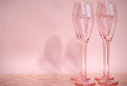 “The Tea “ Pink Flute (set of 4) - SO Home Collective 
