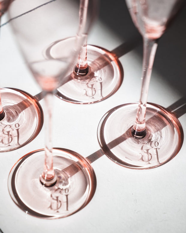 “The Tea “ Pink Flute (set of 4) - SO Home Collective 