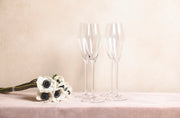 “The Sunday” Flute (set of 4)-Glasses-Sooverdressedhome