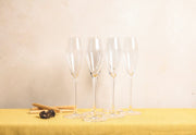 “The Sunday” Flute (set of 4)-Glasses-Sooverdressedhome