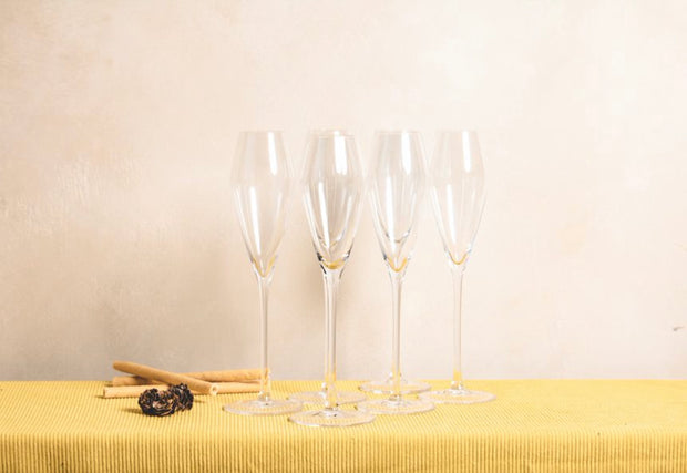 “The Sunday” Flute (set of 4)-Glasses-Sooverdressedhome